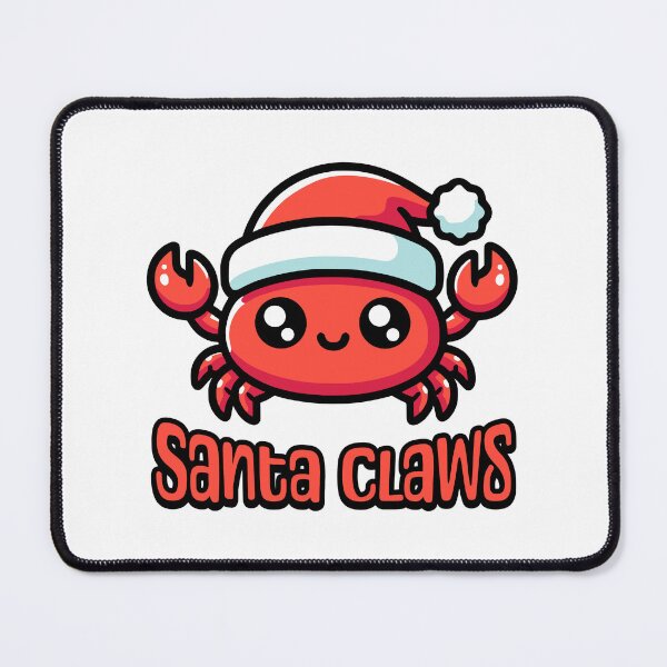 Item preview, Santa Claws! Cute Christmas Crab Pun designed and sold by PMCreative.