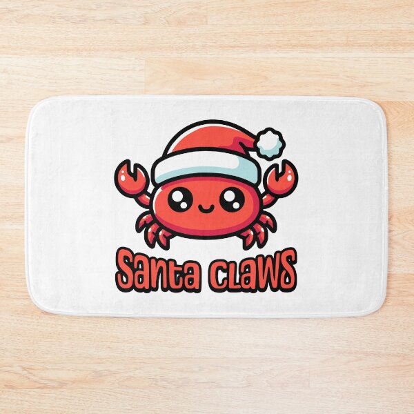 Item preview, Santa Claws! Cute Christmas Crab Pun designed and sold by PMCreative.