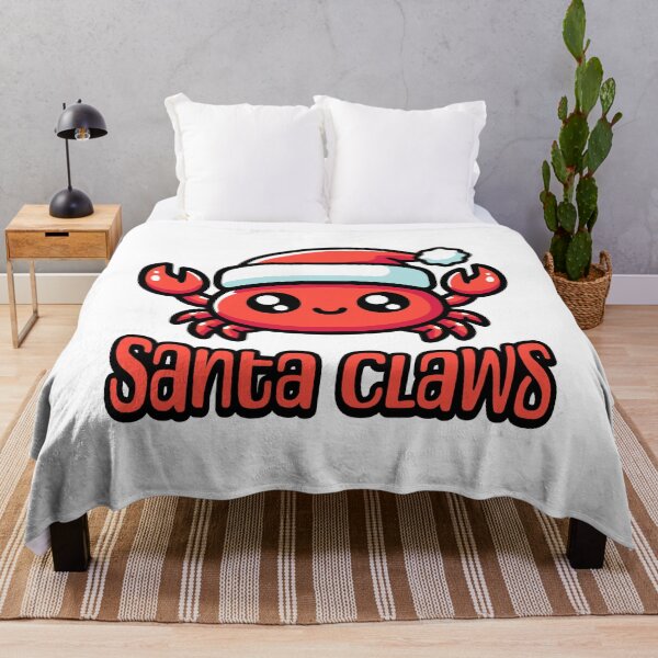 Item preview, Santa Claws! Cute Christmas Crab Pun designed and sold by PMCreative.