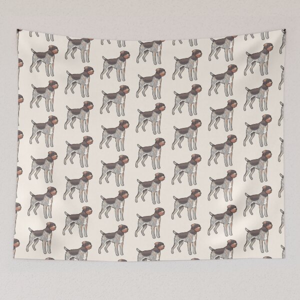 Item preview, German wirehaired pointer dog art designed and sold by Artofmayara.