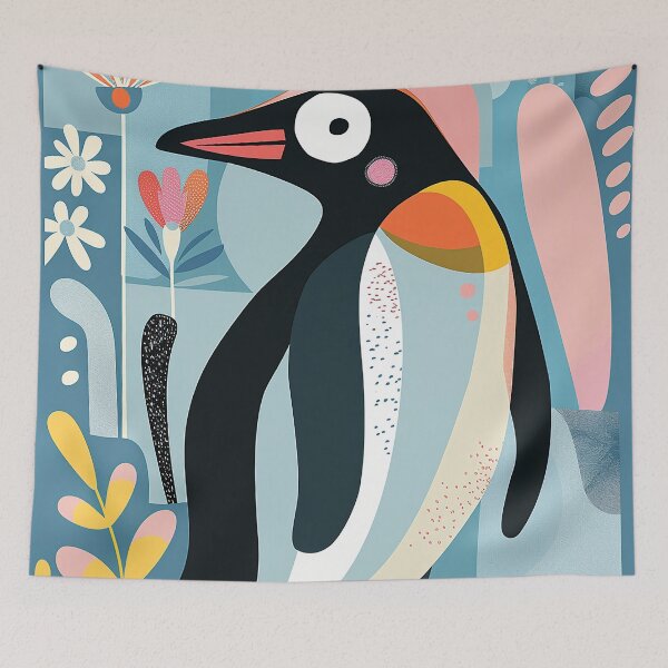 Item preview, Penguin Illustration Art designed and sold by nomiraclehere.