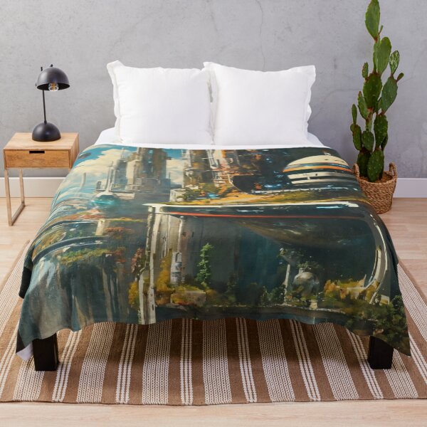 Item preview, the world of the future, art, architecture designed and sold by DonnaBlankaArt.