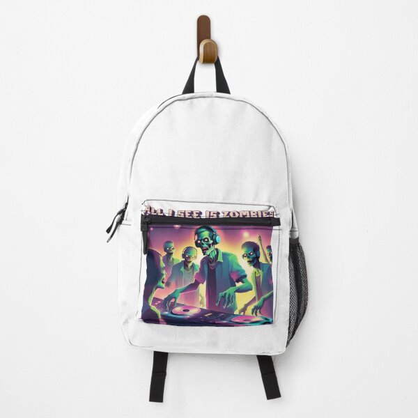 Item preview, Zombie Dance Party | DJ Zombie | DJ gift | dj lover | zombie DJ | gift for DJ | music lover designed and sold by FitEnvy.