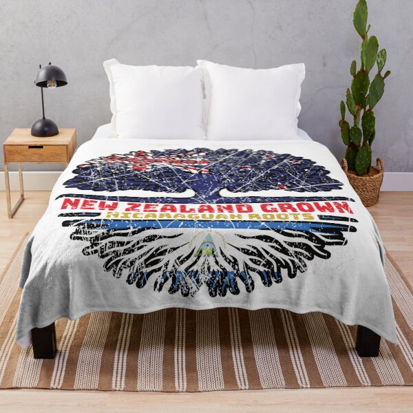 Item preview, Nicaragua Nicaraguan New Zealander New Zealand Tree Roots Flag designed and sold by FlagX.