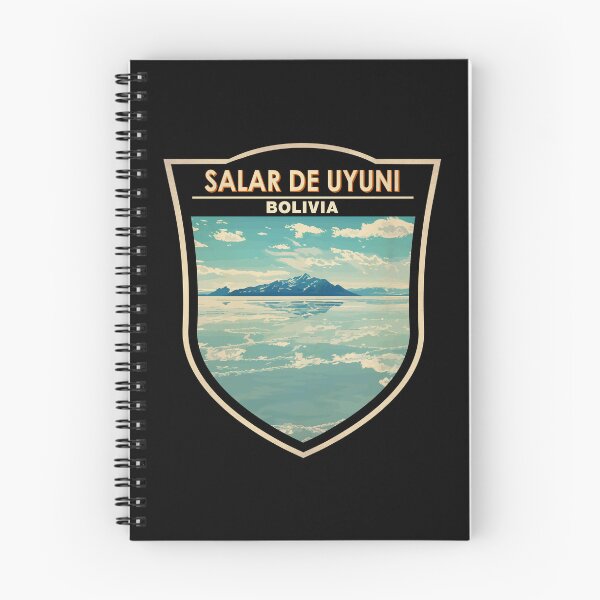 Item preview, Insignia de arte de viaje del Salar de Uyuni Bolivia designed and sold by KrisSidDesigns.