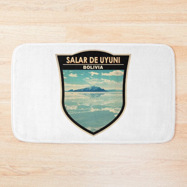 Item preview, Salar de Uyuni Bolivia Travel Art Badge designed and sold by KrisSidDesigns.