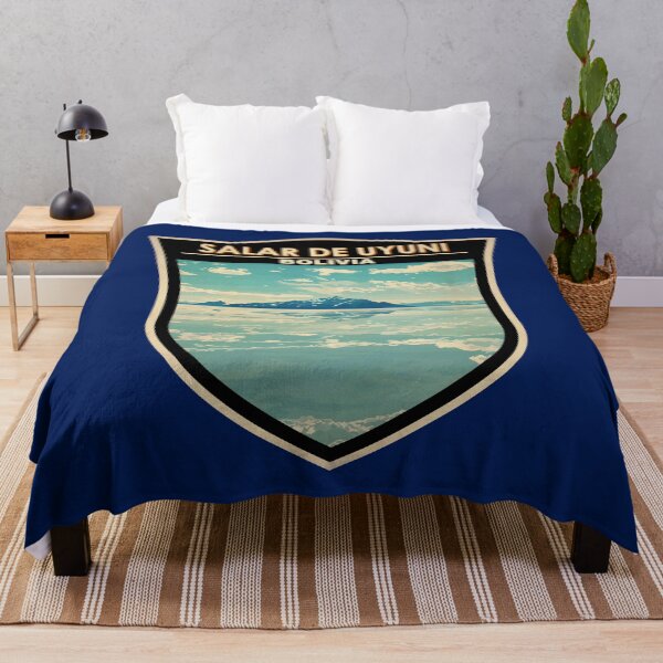 Item preview, Salar de Uyuni Bolivia Travel Art Badge designed and sold by KrisSidDesigns.