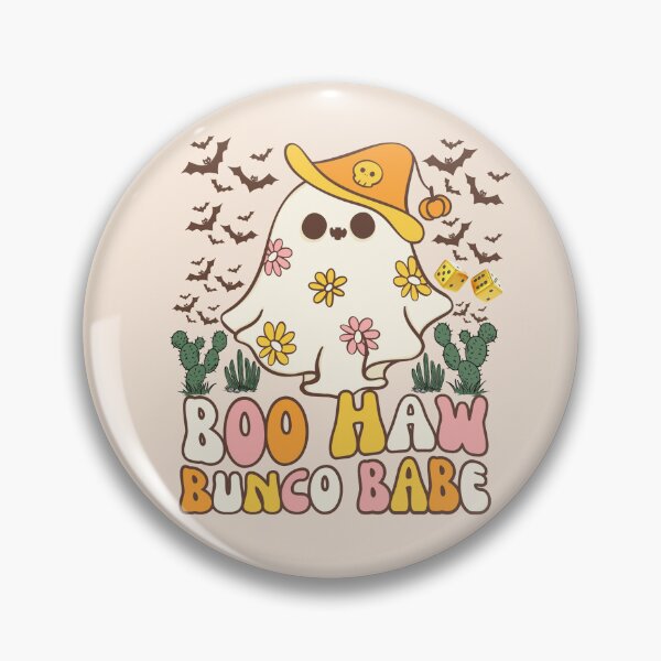 Item preview, Bunco Babe Halloween Western Boo Haw Spooky Season Ghost Retro designed and sold by SunfullyYours.