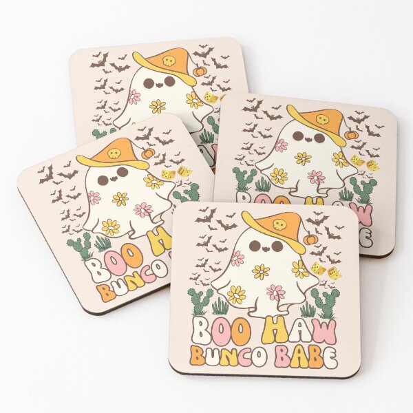 Item preview, Bunco Babe Halloween Western Boo Haw Spooky Season Ghost Retro designed and sold by SunfullyYours.