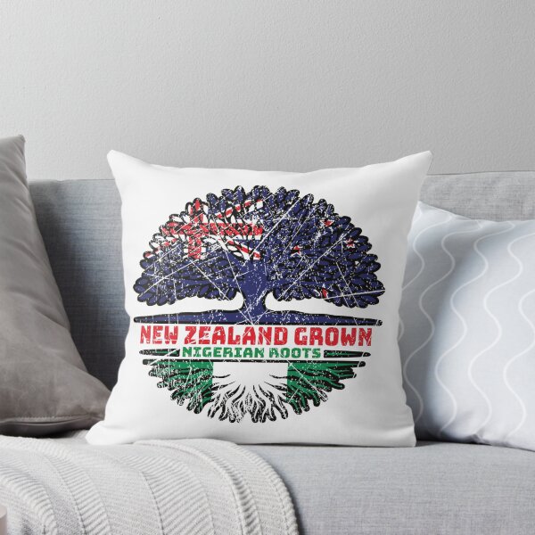 Item preview, Nigeria Nigerian New Zealander New Zealand Tree Roots Flag designed and sold by FlagX.