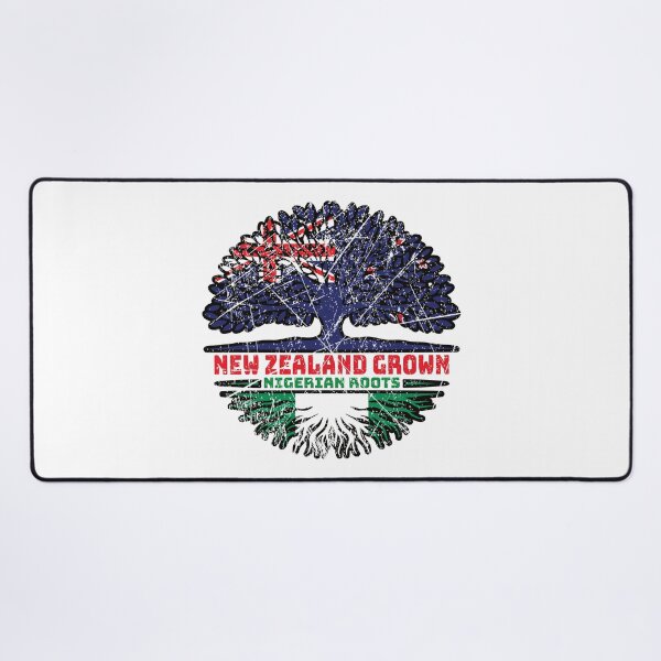 Item preview, Nigeria Nigerian New Zealander New Zealand Tree Roots Flag designed and sold by FlagX.