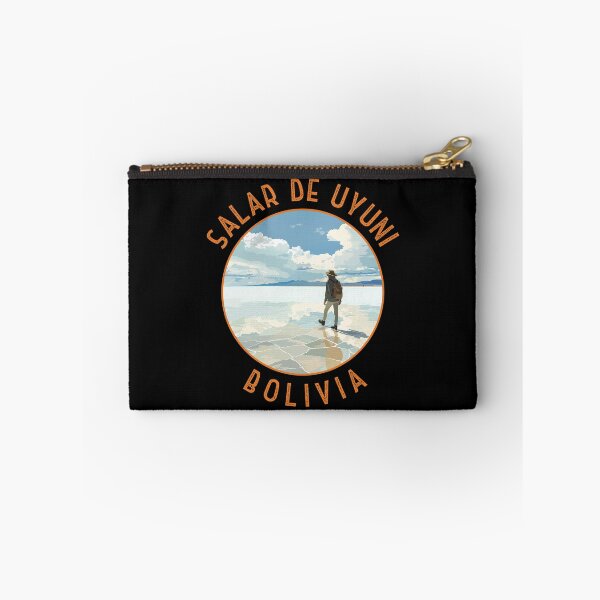 Item preview, Salar de Uyuni Bolivia Círculo retro apenado designed and sold by KrisSidDesigns.