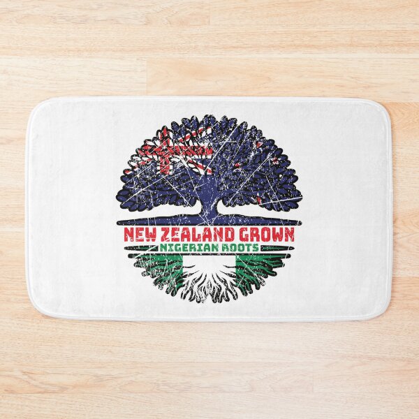 Item preview, Nigeria Nigerian New Zealander New Zealand Tree Roots Flag designed and sold by FlagX.