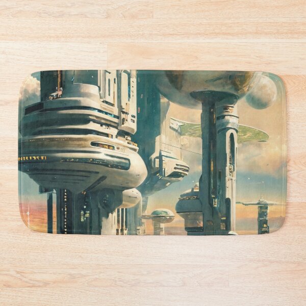 Item preview, the world of the future, art, architecture designed and sold by DonnaBlankaArt.