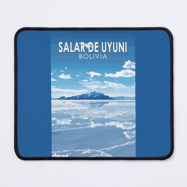 Item preview, Salar de Uyuni Bolivia Travel Art Vintage designed and sold by KrisSidDesigns.