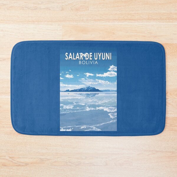 Item preview, Salar de Uyuni Bolivia Travel Art Vintage designed and sold by KrisSidDesigns.