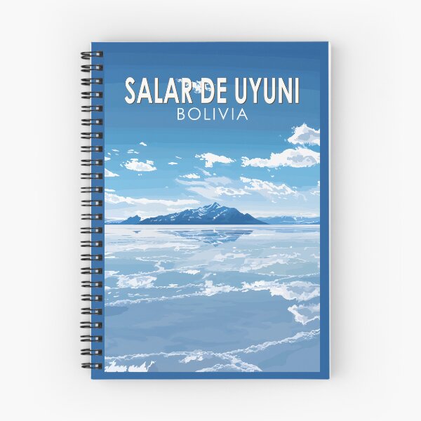 Item preview, Salar de Uyuni Bolivia Viajes Arte Vintage designed and sold by KrisSidDesigns.