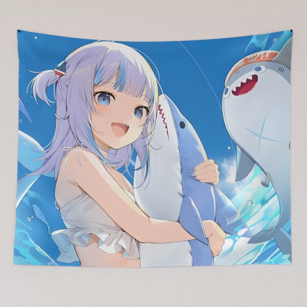 Item preview, Gawr Gura - Stuffed Shark designed and sold by ForevFantasy.