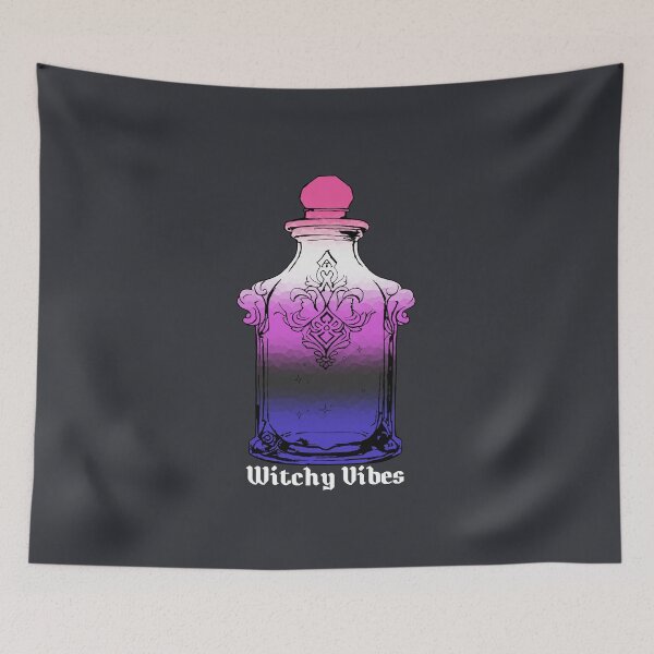 Item preview, Witchy Vibes Genderfluid Pride Flag, Subtle Genderfluid Potion Bottle designed and sold by Travelslightly.