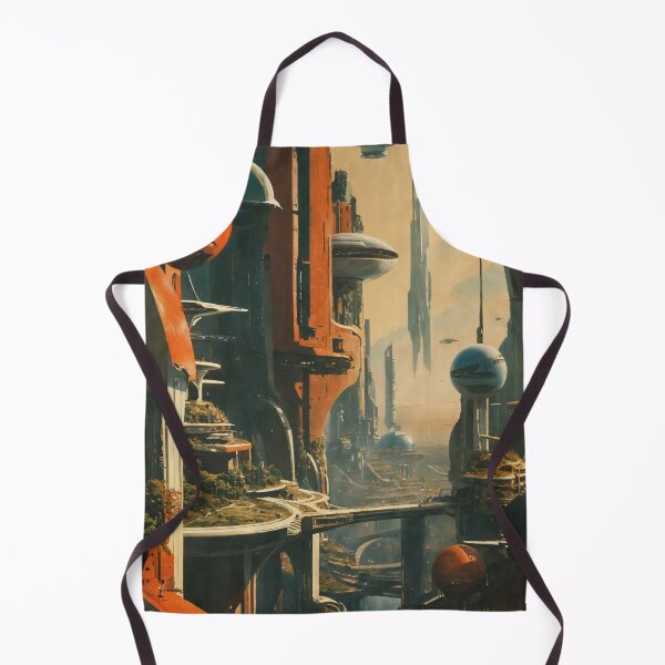 Item preview, the world of the future, art, architecture designed and sold by DonnaBlankaArt.