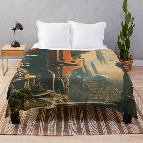 Item preview, the world of the future, art, architecture designed and sold by DonnaBlankaArt.