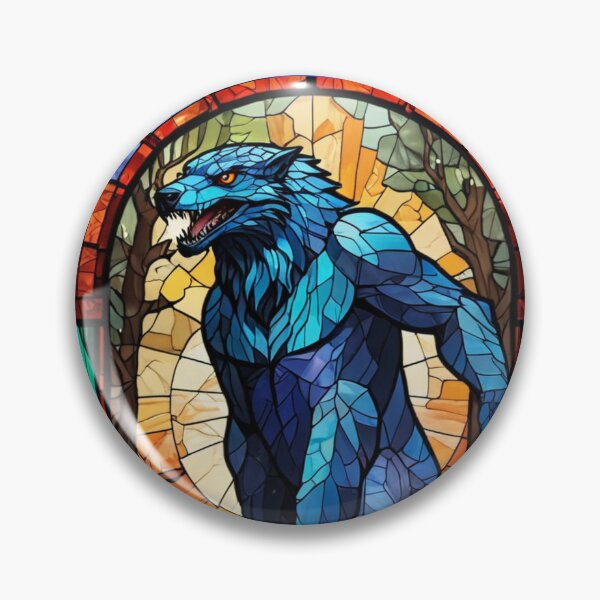 Item preview, Stained Glass Cryptid designed and sold by NerdscapeDC.
