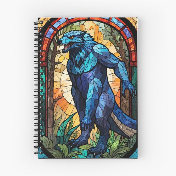 Item preview, Stained Glass Cryptid designed and sold by NerdscapeDC.