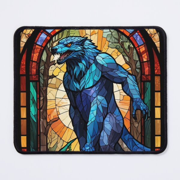 Item preview, Stained Glass Cryptid designed and sold by NerdscapeDC.