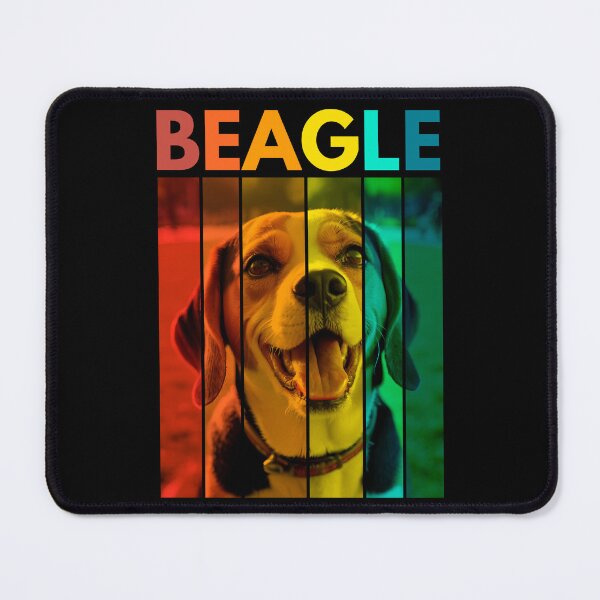 Item preview, Vibrant Beagle Retro Design designed and sold by andasanc14.