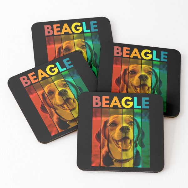 Item preview, Vibrant Beagle Retro Design designed and sold by andasanc14.