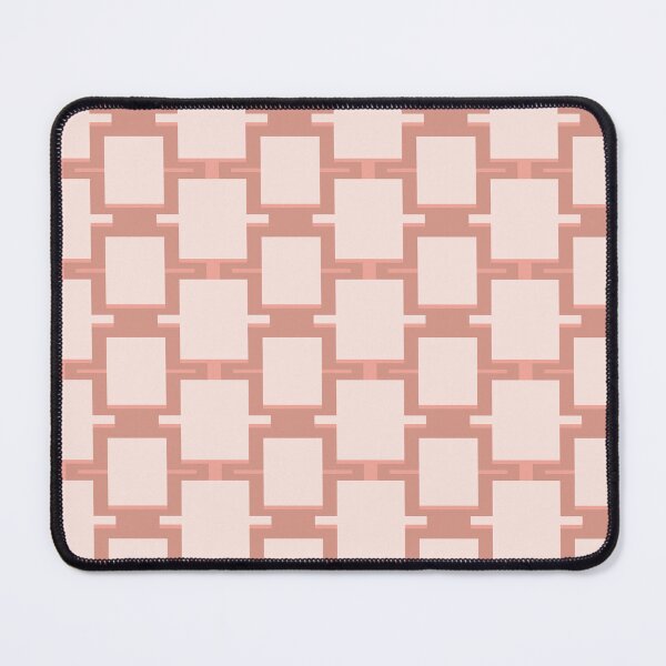 Item preview, abstract geometric rectangles pink designed and sold by colorofmagic.