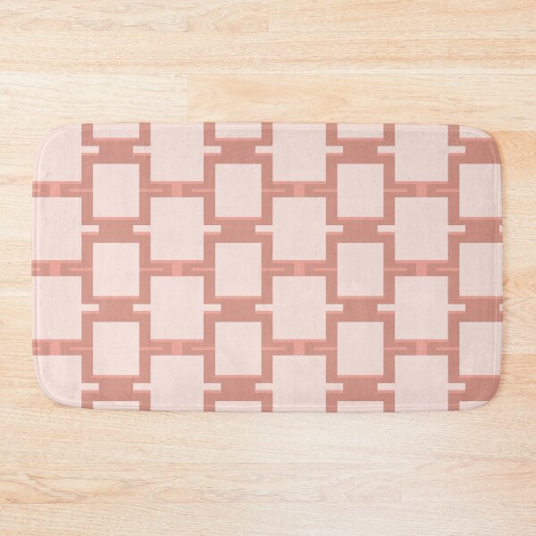 Item preview, abstract geometric rectangles pink  designed and sold by colorofmagic.
