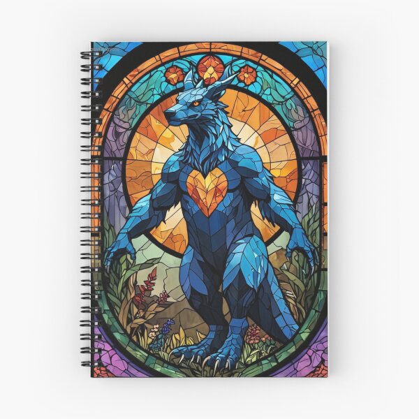Item preview, Stained Glass Cryptid designed and sold by NerdscapeDC.
