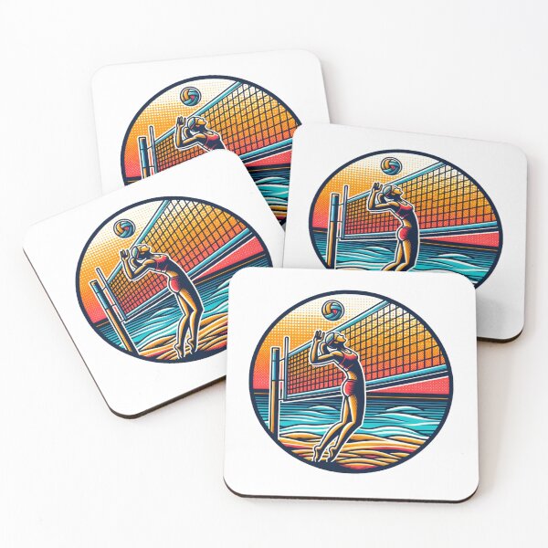 Item preview, Beach Volleyball: Woman Enjoys Sport with Passion designed and sold by 0penvimark.