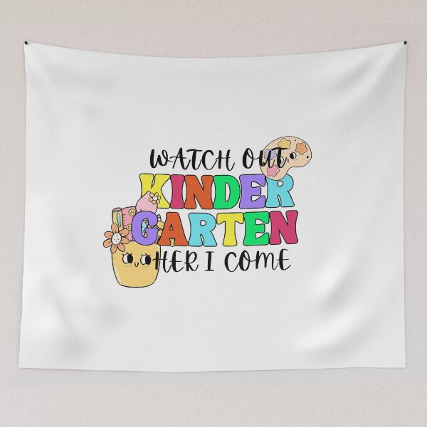 Item preview, Watch Out Kindergarten Here I Come Kinder Back To School designed and sold by sumajouda.