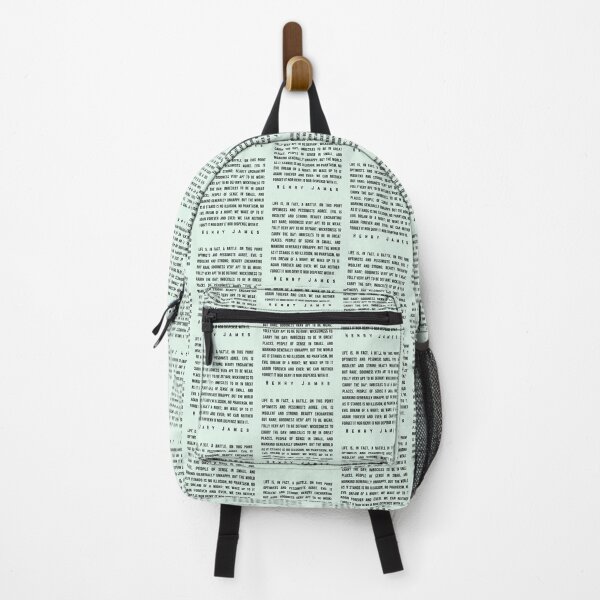 Item preview, Copy of Henry James quote: Life is, in fact, a battle. On this point optimists and pessimists agree. Evil is insolent and strong; beauty enchanting designed and sold by artbleed.