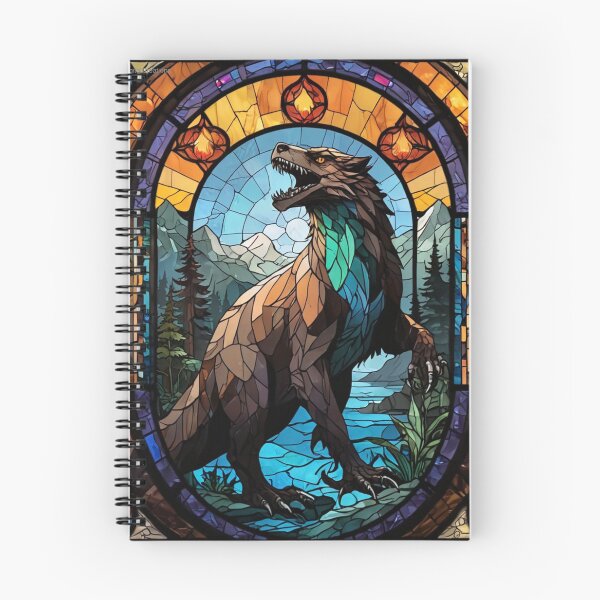 Item preview, Stained Glass Cryptid designed and sold by NerdscapeDC.