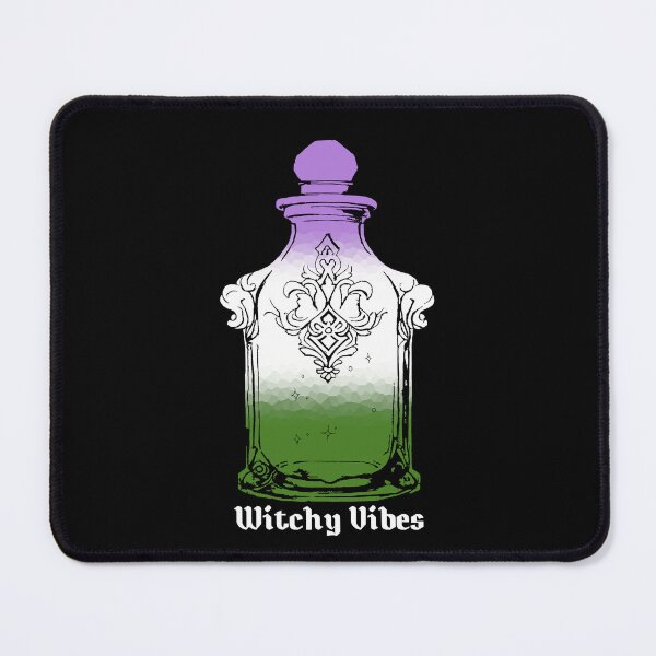 Item preview, Witchy Vibes Genderqueer Pride Flag, Subtle Genderqueer Potion Bottle designed and sold by Travelslightly.