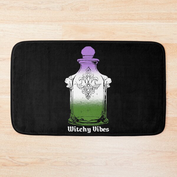 Item preview, Witchy Vibes Genderqueer Pride Flag, Subtle Genderqueer Potion Bottle designed and sold by Travelslightly.