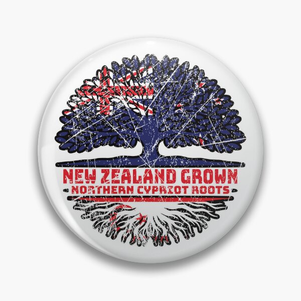 Item preview, Northern Cyprus Northern Cypriot New Zealander New Zealand Tree Roots Flag designed and sold by FlagX.