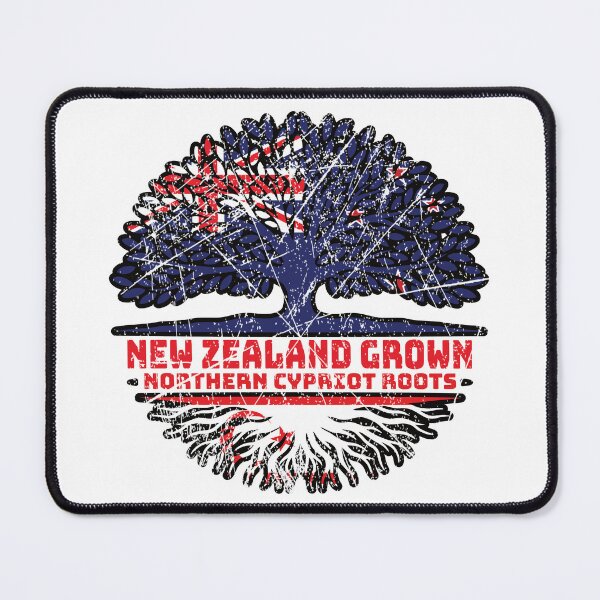 Item preview, Northern Cyprus Northern Cypriot New Zealander New Zealand Tree Roots Flag designed and sold by FlagX.