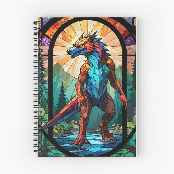 Item preview, Stained Glass Cryptid designed and sold by NerdscapeDC.