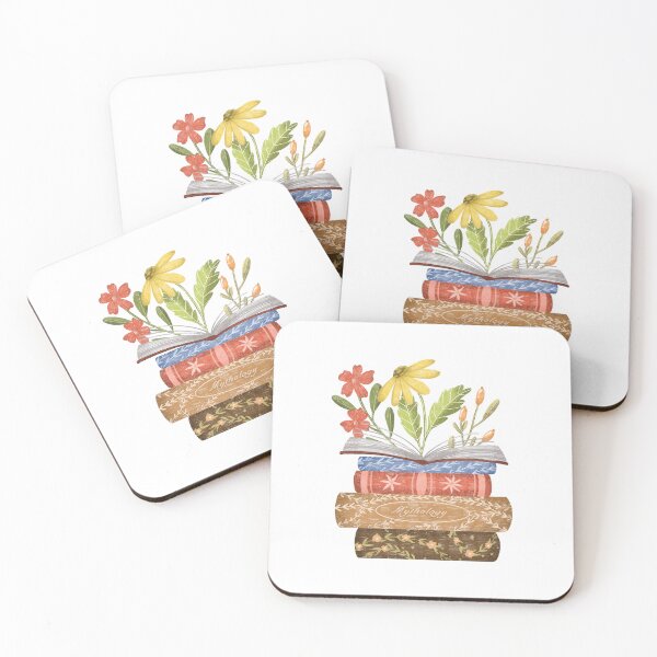Item preview, Open book with colorful summer flowers designed and sold by pinkyfish1010.