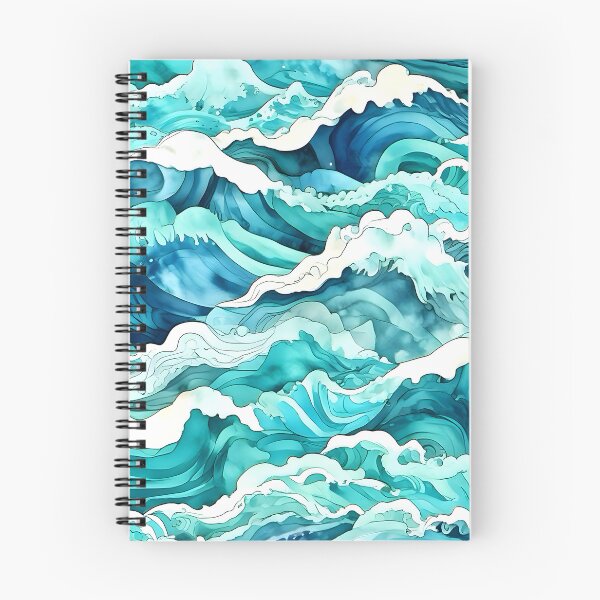 Item preview, Summer Ocean Beach Waves Pattern designed and sold by Unitepeople.