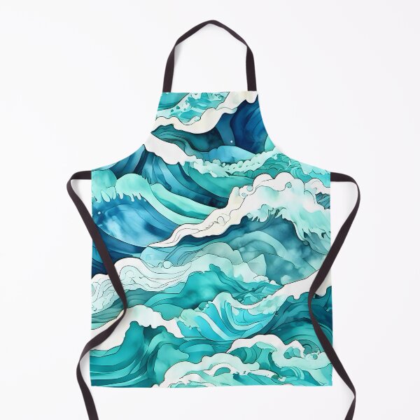Item preview, Summer Ocean Beach Waves Pattern designed and sold by Unitepeople.
