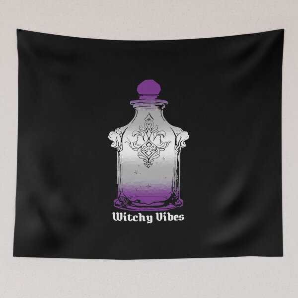 Item preview, Witchy Vibes Graysexual Pride Flag, Subtle Greysexual Potion Bottle designed and sold by Travelslightly.