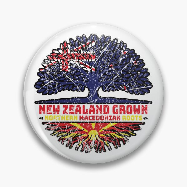 Item preview, Northern Macedonia Northern Macedonian New Zealander New Zealand Tree Roots Flag designed and sold by FlagX.