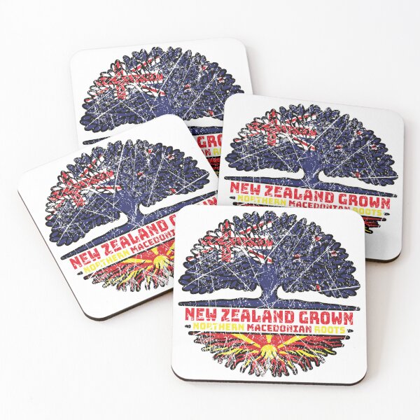 Item preview, Northern Macedonia Northern Macedonian New Zealander New Zealand Tree Roots Flag designed and sold by FlagX.
