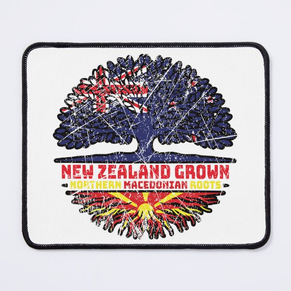 Item preview, Northern Macedonia Northern Macedonian New Zealander New Zealand Tree Roots Flag designed and sold by FlagX.