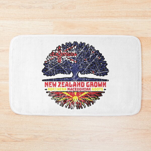Item preview, Northern Macedonia Northern Macedonian New Zealander New Zealand Tree Roots Flag designed and sold by FlagX.